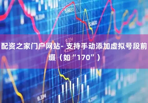配资之家门户网站- 支持手动添加虚拟号段前缀（如“170”）