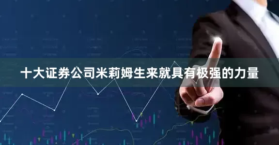十大证券公司米莉姆生来就具有极强的力量
